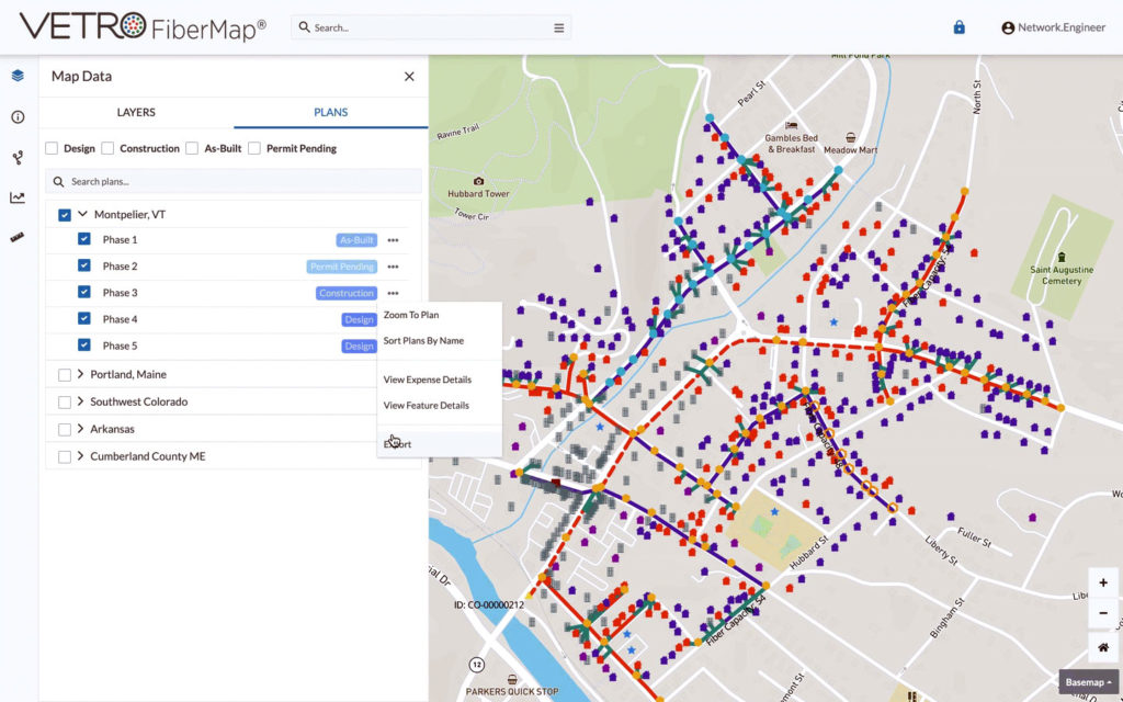 VETRO FiberMap